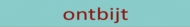ontbijt